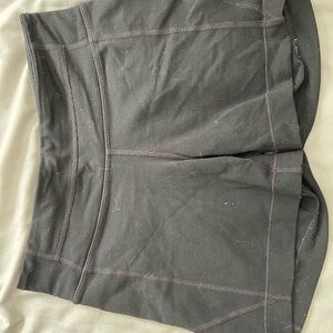 athleta biker shorts black